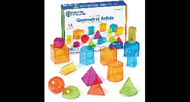 Learning Resources View-Thru® Geometric Solids (Set van 14) - 3+