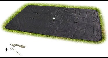 EXIT Groundlevel Trampoline Afdekhoes 214x305cm - Trampoline Beschermhoes - Weerbestendig - Rechthoekig - Afdekzeil