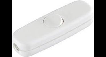 interBär 5055-008.01 Snoerschakelaar Wit 1x uit/aan 3 A 1 stuk(s)