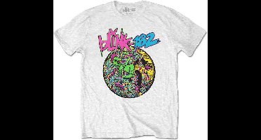 Blink182 - Overboard Event Heren T-shirt - L - Wit