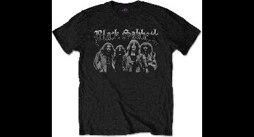 Black Sabbath - Greyscale Group Heren T-shirt - XL - Zwart