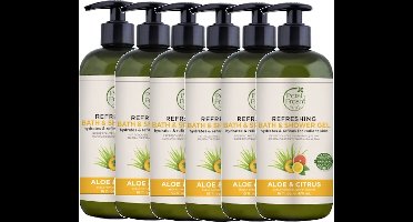 PETAL FRESH - Bath & Shower Gel Aloe & Citrus - 6 Pak - Voordeelverpakking