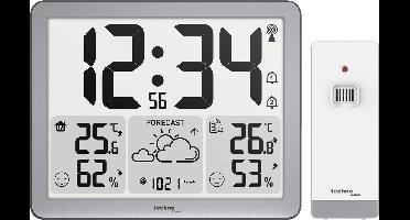 Technoline Weerstation WS 6780 Radiogestuurd Met thermometer en hygrometer Met 1 buitensensor