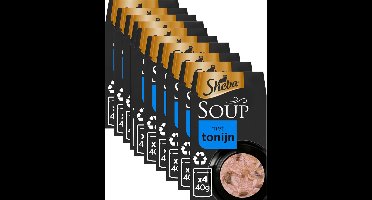 Sheba Kattenvoer - Soep Natvoer - Tonijn - 40x40g
