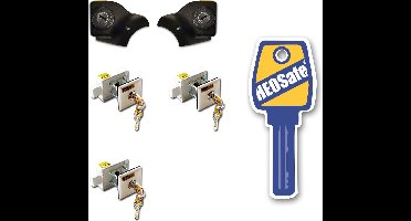 HEOSystem pakket gelijksluitend Fiat Ducato 2006-2021 (+ 3 sloten) Wit