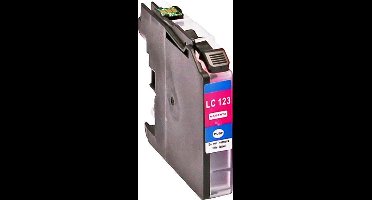 ABC huismerk inkt cartridge geschikt voor Brother LC-121M LC-123M LC-121 LC-123 magenta voor DCP-J132W DCP-J150 Series DCP-J152W DCP-J152WR DCP-J172W DCP-J4110DW DCP-J4110W DCP-J552DW DCP-J752DW MFC-J245