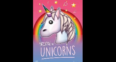 GBeye Emoji Believe in Unicorns  Poster - 40x50cm