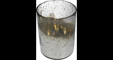 Wants&Needs Windlicht Glas Zilver 15 X 15 X 20