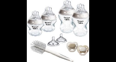 Tommee Tippee Natural Start Babyflessen en spenen Startersset - flessen van 150 ml en 260 ml voor pasgeboren baby's - 0m+