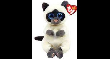 TY Beanie Babies Bellies Miso Siames Cat 15 cm