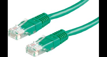 ROLINE UTP Cat.5e (Class D) patchkabel, groen, 10 m