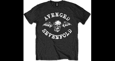 Avenged Sevenfold - Classic Death Bat Heren T-shirt - XXL - Zwart