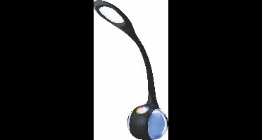 PLATINET PDL20BK LED Bureaulamp 7W met RGB nachtlamp functie zwart