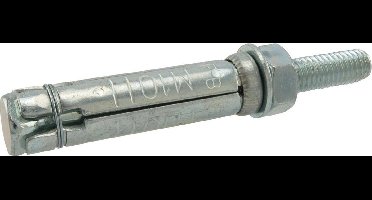 Keilbouten  M 8X140X 50 Verzinkt