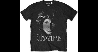 The Doors - Jim Halftone Heren T-shirt - M - Zwart