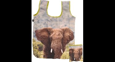 Boodschappentas (vouwtas) - olifant - Esschert Design