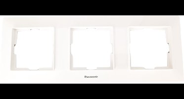 Panasonic-Afdekraam 3 Voudig-Wit-Arkedia Slim Serie