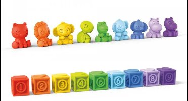 Stapelblokken cadeauset cubes & cuties - Bright Starts - vanaf 3 maanden