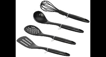 Berlinger Haus Black Silver Serie - Keukenset - Nylon - Antibacterieel - Hittebestendig