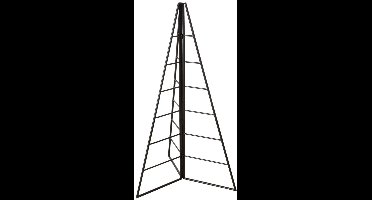 Metalen zwarte kerstboom - zwart - mat