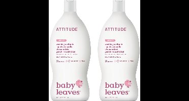 ATTITUDE afwasmiddel geurvrij bundel - Baby Leaves ECO - duurzaam