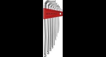 PB Swiss Tools Kogelkop-Inbussleutelset - PB 212.LH-10 - 9-delig