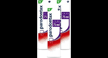 3 x Parodontax – Tandpasta – Ultra Clean – Bloedend Tandvlees – 75 ml - Bulkverpakking - 3 stuks