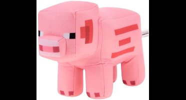Varken – Minecraft Pluche Knuffel 20 cm - Speelgoed Gaming Knuffels voor Kinderen Jongens Meisjes