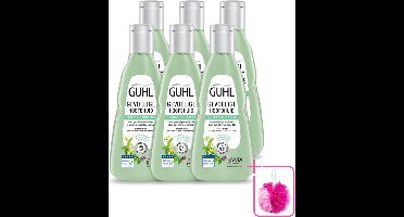 6 x Guhl - Shampoo - Gevoelige Hoofdhuid - 250 ml - Bulkverpakking - Gevoelige hoofdhuid - Kalmerende shampoo