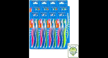 12 x Sence - Fresh 3D-Extra Clean - Tandenborstels - Medium - 3 Tandenborstels - Grootverpakking - Vaatwasstrips - Tandenborstel - Tandenborstels - Tandenborstel 3d - Tandenborstel Extra Clean - Tandenborstel Medium