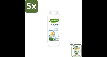 5 x Neutral Baby – Bad & Was & Shampoo – Parfumvrij – 250 ml - Wasstrips - Baby Shampoo - Baby Was - Babyhuid Verzorging - Zeepvrije Shampoo - 0% Parfum