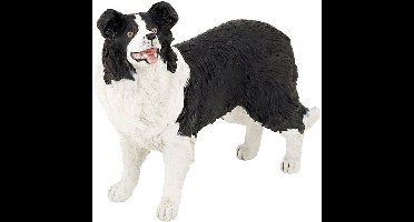 Papo Hond - zwart/witte Collie
