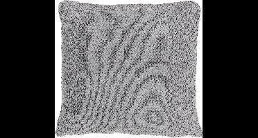 Hoppa! - Kussen - 45x45 cm - Grijs