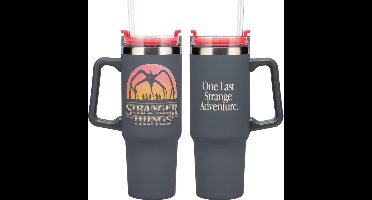Paladone Products Stranger Things 5 Drinking cup met straw 900 ml Cups & Mok / Bekers