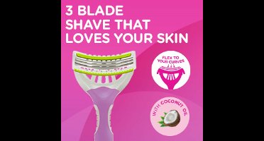 Wilkinson Vrouwen Wegwerpscheermesjes Xtreme 3 My Intuition - 6 x 6 stuks - Voordeelverpakking