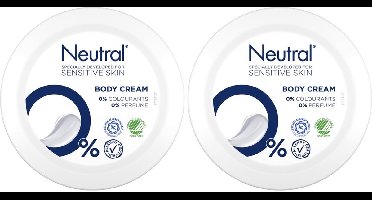 Neutral Bodycreme - Voordeelverpakking 2 x 250 ml - Met Glycerine en Jojoba Olie