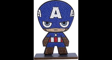 Crystal Art Figurine Marvel Captain Amercia