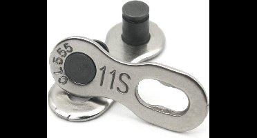 Herbruikbare Missing Chain Link - 11 Speed - Smart link / Quick link / Kettingschakel - KMC / Shimano / Sram - herbruikbaar - Zilver