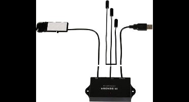Velleman IR-extender, voor de bediening van audio- en videoapparatuur, zelfs achter gesloten kastdeuren