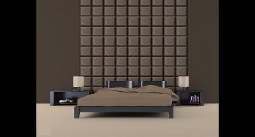 Dutch Wallcoverings Vierkant - Bruin