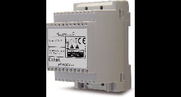 Extel DIN-rail netvoeding voor Deurintercom Grijs