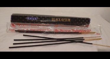 Satya Black Opium Wierookstokjes Wierook 3 pakjes 60 stuks