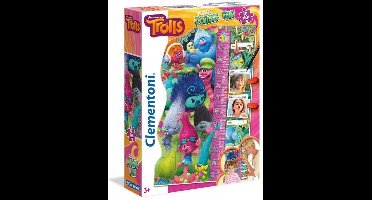 Clementoni Trolls groeimeter puzzel