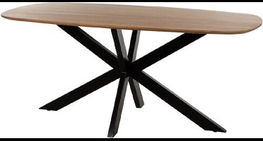 Eettafel Akagi 180 cm Deens ovaal mangohout - Naturel