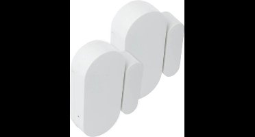 Slimme Zigbee deursensor - Set van 2 - Ook geschikt als raamsensor - Eenvoudig in te stellen via de Smart Life app - Wit