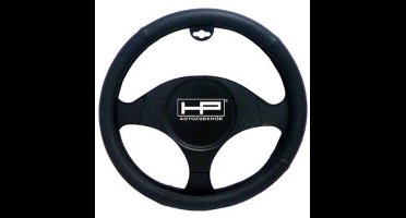 HP Autozubehör Stuurwielhoes (Ø x h) 40.5 cm x 3.5 cm Echt leer Zwart 37 - 39 cm