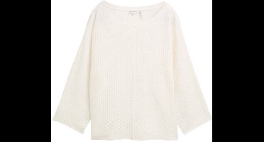 Tom Tailor - Losse gebreide trui - Maat XXL - Whisper White