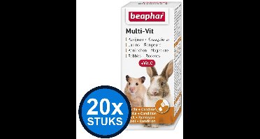 20x Beaphar - Multi-vit konijn&knaagdier 20ml