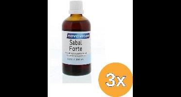 3x Nova Vitae Sabal forte (100 ml)