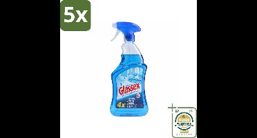 5 x Glassex Glas & Multi Schoonmaakspray 750 ml - Grootverpakking - Schoonmaken - Reinigen - Glas Reinigen - Spiegel Reinigen - Ruiten Reinigen